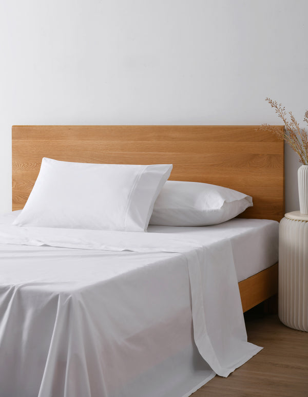 Hepburn Cotton Percale Sheet Set