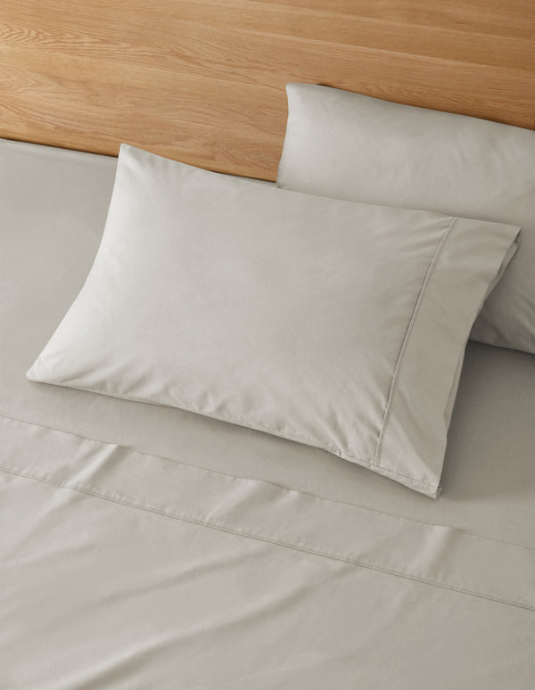 Hepburn Cotton Percale Sheet Set