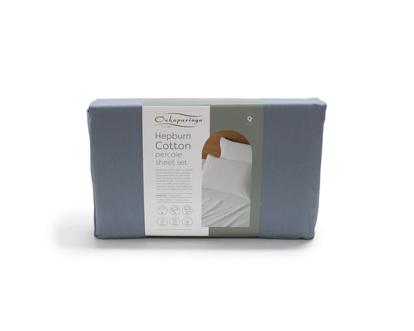 Hepburn Cotton Percale Sheet Set