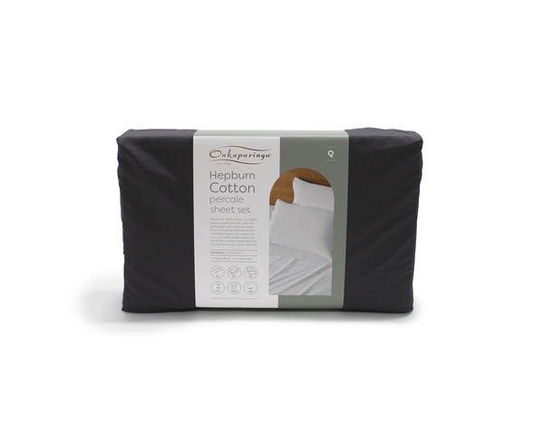 Hepburn Cotton Percale Sheet Set