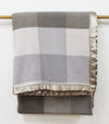 Australian Wool Check Blanket- Mosaic