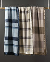 Australian Wool Check Blanket- Mosaic