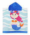 Kids Hooded Beach Towel - Mermaid