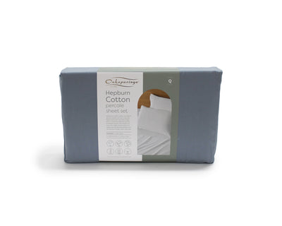 Hepburn Cotton Percale Sheet Set
