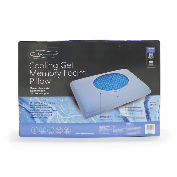Cooling Gel Memory Foam Pillow