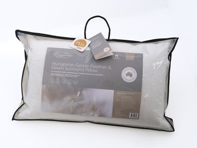 50/50 Australian Made Hungarian Goose Down & Feather Pillow