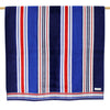 Cotton Velour Beach Towel- Marine Stripe