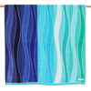 Cotton Velour Beach Towel- Wave