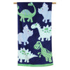 Kids Beach Towel - Patterned Dinos