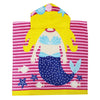 Kids Hooded Beach Towel - Ocean Mermaid