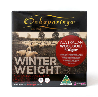 Australian Made Australian Wool Quilt