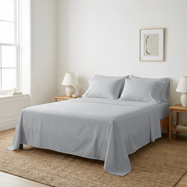 Egyptian Cotton 500TC Sheet Set - Silver