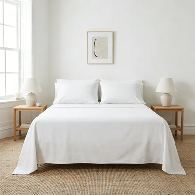 Egyptian Cotton 500TC Sheet Set - White