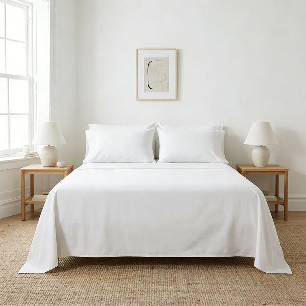 Egyptian Cotton 500TC Sheet Set - White