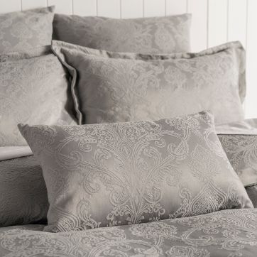 Esther Filled Cushion Silver
