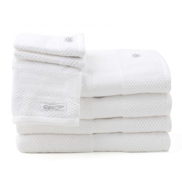 Rivet 7pc Bath Towel Set White