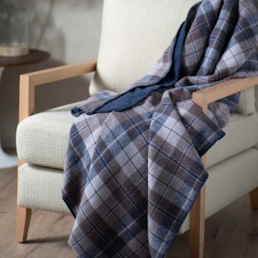 Heirloom Australian Wool Blanket Check - QB/KB